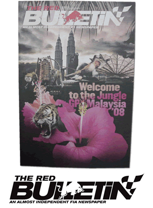 The Red Bulletin / MalaysiaGP, Friday, March21, 2008 (195号)