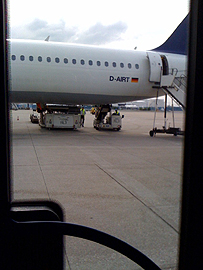 フランクフルト空港に到着~LH4138便でニースへ